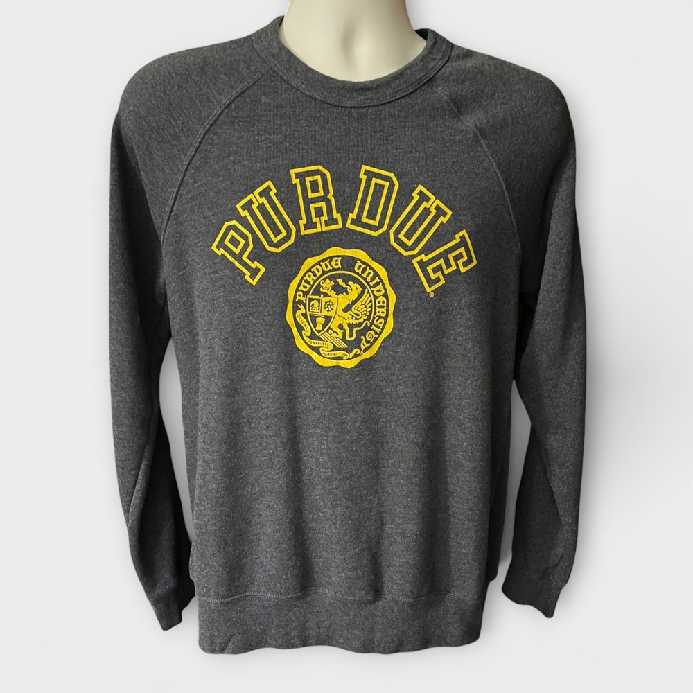 HOMEFIELD Purdue University Seal Crewneck Unisex Sweatshirt | EUC